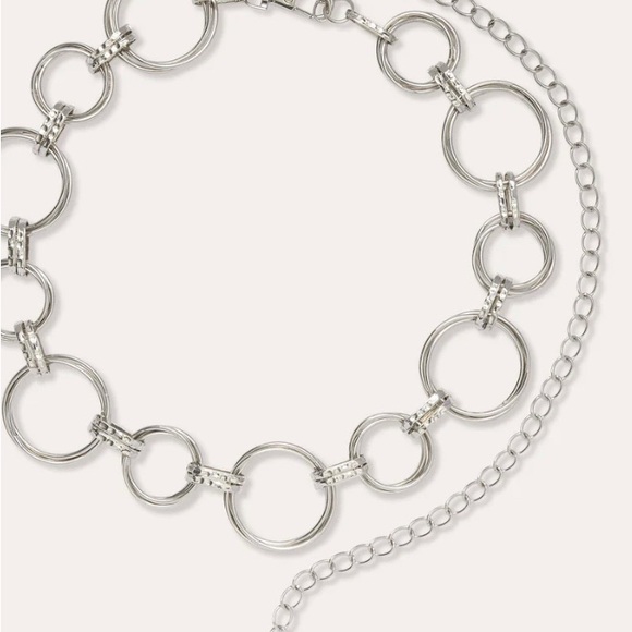 Ramy Brook Accessories - Ramy Brook Silver Chain Link Belt